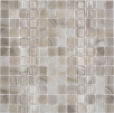 Schwimmbadmosaik Poolmosaik Glasmosaik hellbeige changierend Wand Boden Kche Bad Dusche MOS220-P56251