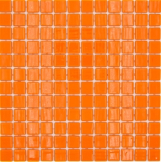 Schwimmbadmosaik Poolmosaik Glasmosaik orange glnzend Wand Boden Kche Bad Dusche MOS220-P25820