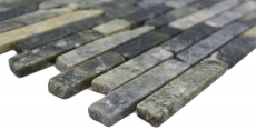 Handmuster Naturstein Mosaikfliesen Marmor grn matt Wand Boden Kche Bad Dusche MOS40-0407_m