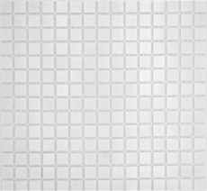 Glasmosaik weiss II Mosaikfliese Glas Classic Mosaikfliese Wand Fliesenspiegel Kche Bad MOS200-A02