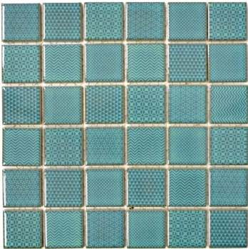 Keramik Mosaik Fliese trkis grn BAD Pool Fliesenspiegel Kchenrckwand MOS16-0602