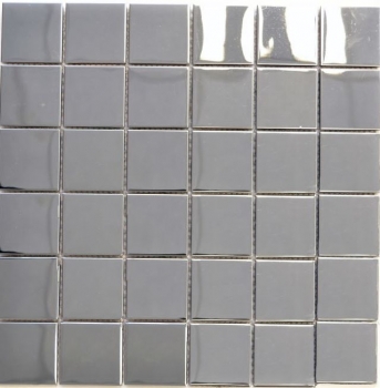 Edelstahl Mosaik Fliese silber glnzend Fliesenspiegel Kchenwand MOS129-0248