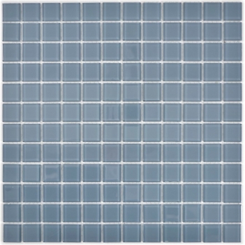 Mosaikfliese Glasmosaik grau anthrazit Schwimmbadmosaik Poolmosaik MOS63-0202