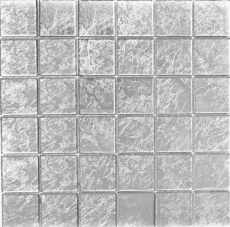 Glasmosaik silber Mosaikfliese Fliesenspiegel Struktur BAD WC Kche WAND MOS68-4SB21