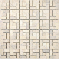 Marmor Mosaik Fliese Rad chocolate braun Mosaikmatte Fliesenspiegel Wandfliese Kche Bad WC - MOS88-B23