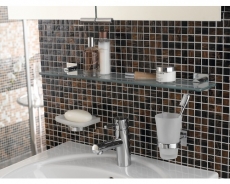 Handmuster Mosaikfliese Glas Goldstar braun Wandfliesen Badfliese Duschrckwand Fliesenspiegel MOS54-1306_m