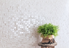 Handmuster Keramik Mosaik Baku weiss Mosaikfliese Wand Fliesenspiegel Kche Bad MOS14-0001_m