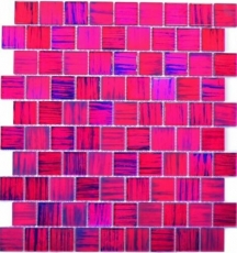 Mosaik Fliese Glasmosaik Crystal Milchglas pink klar matt gefrostet MOS78-CF87_f