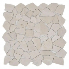 Mosaik Fliese Marmor Naturstein wei Bruch Ciot Botticino Anticato MOS44-0104_f