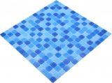 Glasmosaik Mosaikfliesen blau Poolmosaik Schwimmbadmosaik MOS210-PA339