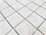 Marmor Mosaik Fliese Mosaik wei creme Kche Duschboden - MOS40-T48W