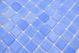 Mosaikfliese Poolmosaik Schwimmbadmosaik blau antislip rutschsicher MOS220-100P