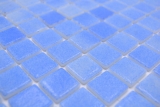 Mosaikfliese Poolmosaik Schwimmbadmosaik blau antislip rutschsicher MOS220-100P