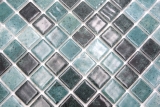 Schwimmbadmosaik Poolmosaik Glasmosaik grn anthrazit changierend Wand Boden Kche Bad Dusche MOS220-P56258