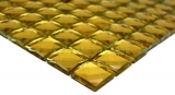 Diamant Mosaikfliese gold glnzend Wand Kche Bad Dusche MOS130-GO823