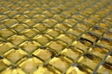 Diamant Mosaikfliese gold glnzend Wand Kche Bad Dusche MOS130-GO821