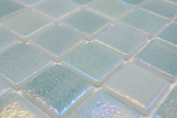 Schwimmbadmosaik Poolmosaik Glasmosaik Pastell grn irisierend mehrfarbig glnzend Wand Boden Kche Bad Dusche MOS220-P55383