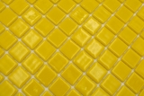 Schwimmbadmosaik Poolmosaik Glasmosaik gelb glnzend Wand Boden Kche Bad Dusche MOS220-P25801