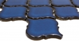 Keramikmosaik Mosaikfliesen kobaltblau glnzend Wand Fliesenspiegel Kche Bad Dusche MOS13-P451