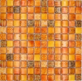 Handmuster Glasmosaik Mosaikfliese orange glnzend Snake Wand Kche Bad Dusche MOS68-WL44_m