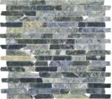 Handmuster Naturstein Mosaikfliesen Marmor grn matt Wand Boden Kche Bad Dusche MOS40-0407_m