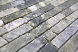 Handmuster Naturstein Mosaikfliesen Marmor grn matt Wand Boden Kche Bad Dusche MOS40-0407_m