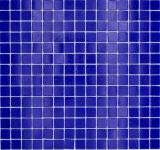 Glasmosaik Ultramarinblau Dunkelblau Poolmosaik Schwimmbadmosaik Mosaikfliese Papierverklebt MOS200-A20