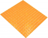 Glasmosaik Mosaikfliese mandarine Fliesenspiegel Kchenrckwand MOS200-A92