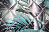 Glasmosaik Mosaikfliese Regenwald Grn Schwarz Bltter Optik MOS88-Pic05