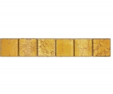 Mosaik Borde Bordre Glasmosaik Mosaikfliese Gold Struktur MOS120BOR-0786