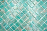 Glasmosaik Mosaikfliese Grn Trkis Kupfer changierend MOS230-G65