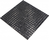 Glasmosaik QUADRAT CRYSTAL GLITZER SCHWARZ MOS130-B824 1 Matte