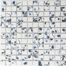 Keramik Mosaik Retro Vintage wei blaue Blume Mosaikfliese Kchenrckwand MOS18D-1404