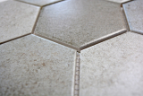 Handmuster Mosaik Fliese Keramik grau Hexagon Zement Kche Fliese WC Badfliese MOS11F-0204_m