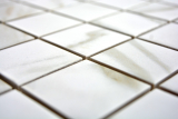 Keramik Mosaik FlieseCalacatta wei beige Feinsteinzeug Fliesenspiegel MOS14-0112