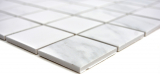 Handmuster Mosaikfliese Carrara wei grau Keramik Badfliese Fliesenspiegel Kche MOS14-0102_m