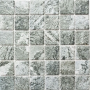 Keramik Mosaik Fliese Natursteinoptik grau Struktur Badfliese Fliesenspiegel MOS16-HWA4GY
