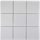 Mosaik Fliese Wand Keramik wei glnzend Fliesenspiegel Kche Badfliese Wandfliese WC - MOS23-0101