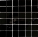 Keramik Mosaik Fliese schwarz hochglanz Fliesenspiegel Kchenrckwand MOS16B-0301