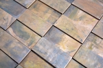 Handmuster Mosaik Fliese Kupfer kupfer Stbchen 3D braun Fliesenspiegel Kche MOS49-1514_m