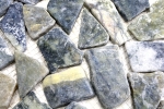 Mosaik Bruch Marmor Naturstein Polygonal grau-grn anthrazit Fliesenspiegel Wandfliese Kchenfliese - MOS44-0208