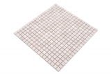 Marmor Mosaik Steine Naturstein creme hellbeige mini Quadrat - MOS38-0104