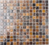 Glasmosaik Mosaikfliesen gold beige kupfer braun Duschrckwand Fliesenspiegel MOS54-1306