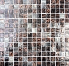 Glasmosaik Mosaikfliesen grau kupfer schwarz anthrazit Duschrckwand Fliesenspiegel MOS54-0108