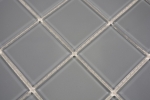 Mosaikfliese Glasmosaik grau anthrazit BAD WC Kche WANDMosaikmatte MOS69-0202