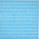 Mosaikfliese Glasmosaik hellblau Schwimmbadmosaik Poolmosaik MOS63-0402