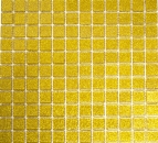 Glasmosaik gold Mosaikfliese gehmmert Fliesenspiegel Kche Duschwand MOS60-0707