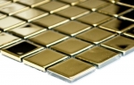 Glasmosaik gold Mosaikfliese electroplated BAD WC Kche WAND Fliesenspiegel Kche Duschwand MOS60-0706