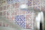 Glasmosaik Retro Vintage Mosaikfliesen Fliesenspiegel mehrfarbig bunt Kchenwand MOS68-Retro-SP