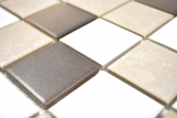 Keramik Mosaik Fliese altweiss beige braun rutschsicher rutschhemmend Kchenfliese MOS14-1213